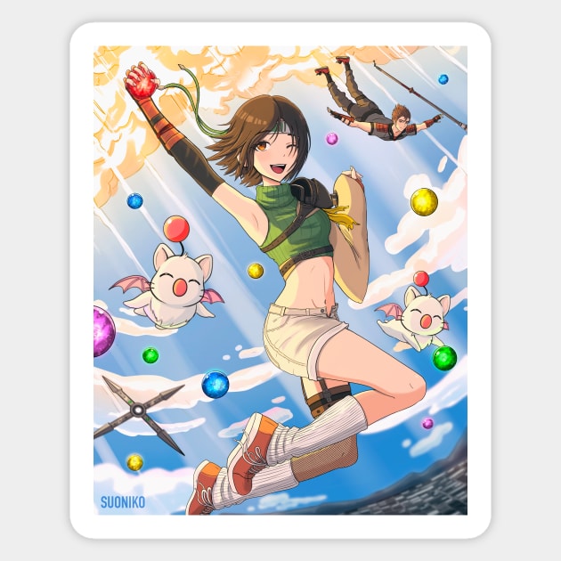 Yuffie Sticker by SUONIKO